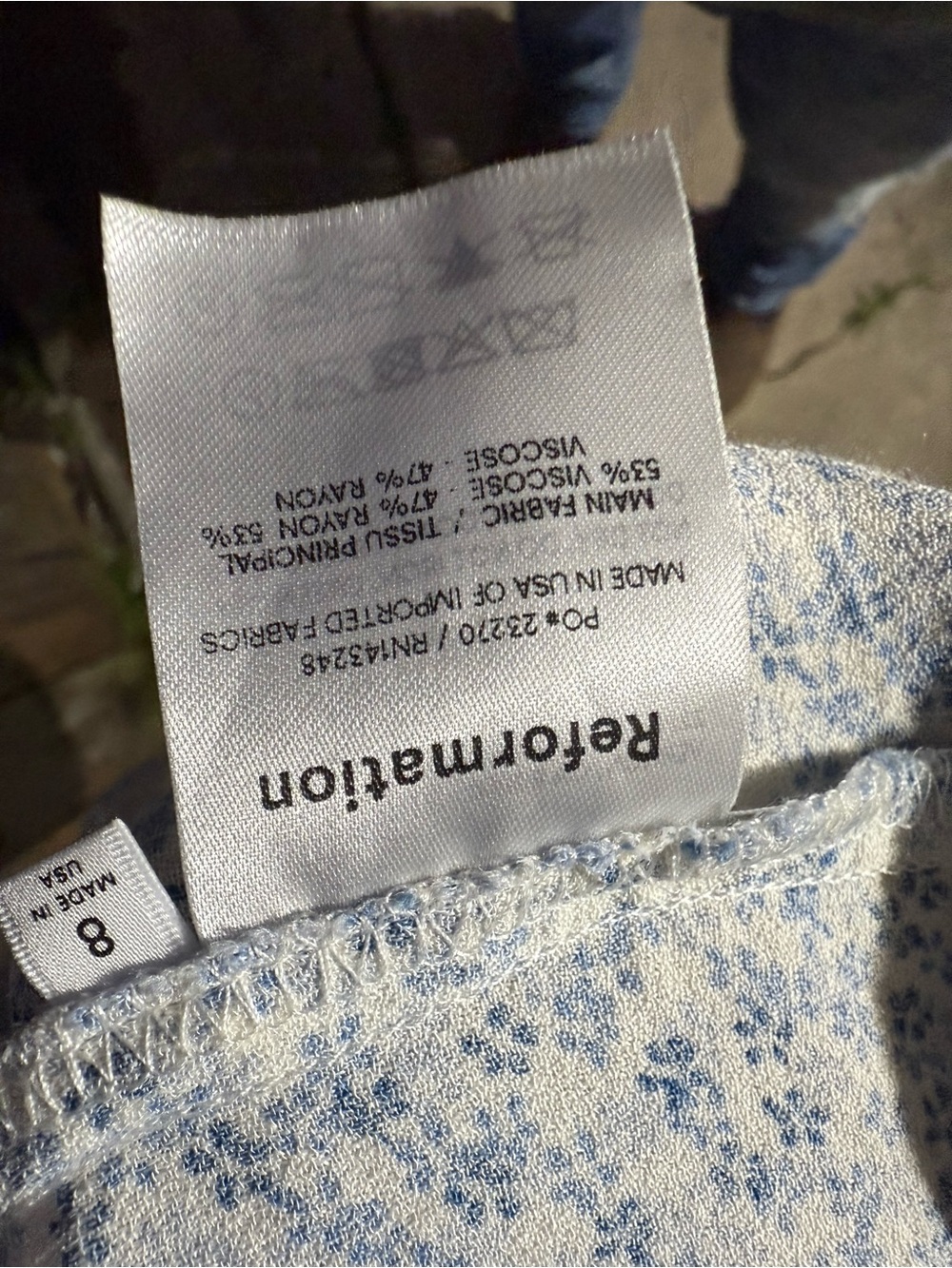 Reformation Baxley dress size 8 - Picture 5 of 5